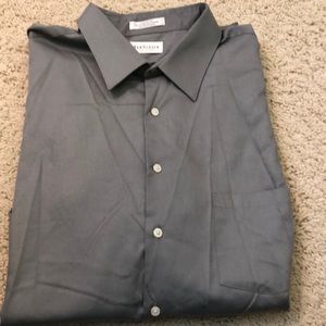 Van Heusen Lux Sateen Dress Shirt.18 1/2 34/35 Big